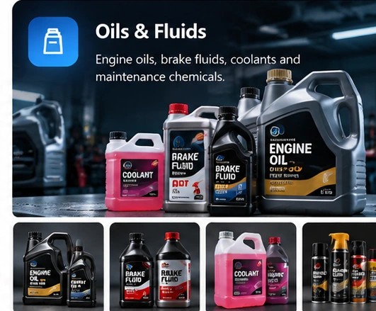 JIXHub Engine oils, brake fluids, coolants and maintenance chemicals.