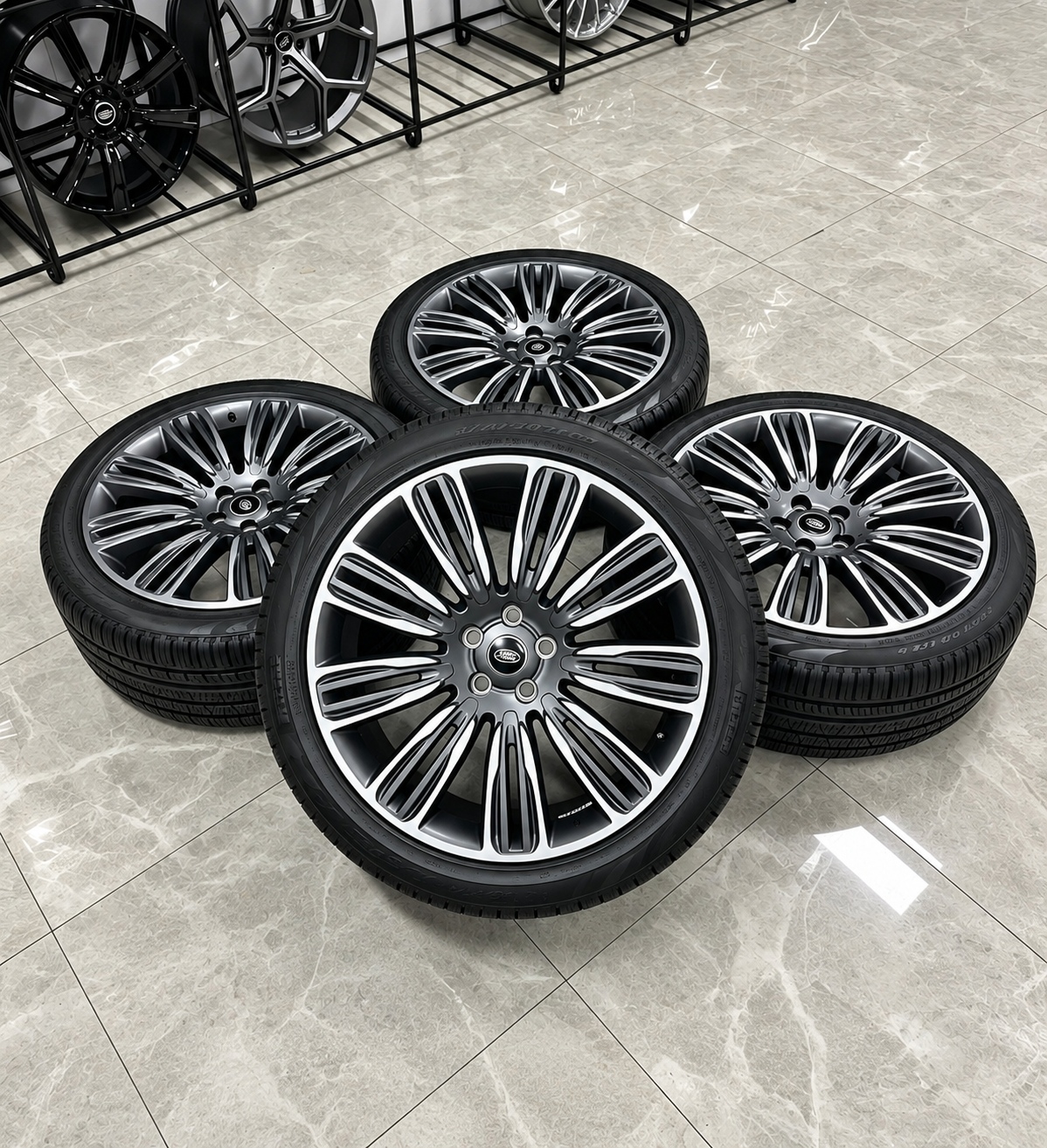 JIXHub Premium alloy wheel & tire set reference visual